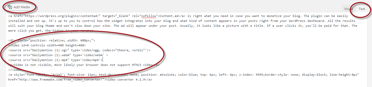 paste-code-wordpress