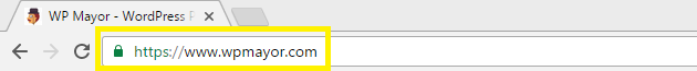 WP Mayor SSL certificate