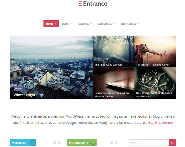 entrance-wordpress-curation-themes