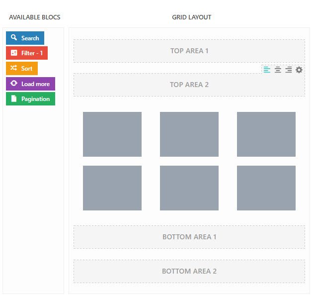 Customize the Grid content