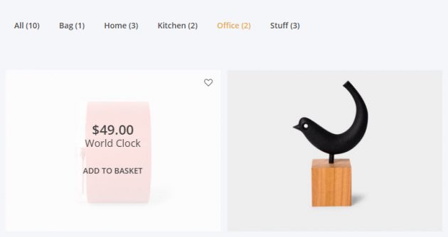 Ecommerce grid