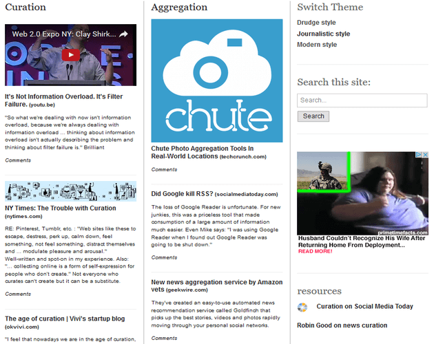 wp-drudge-wordpress-curation-themes