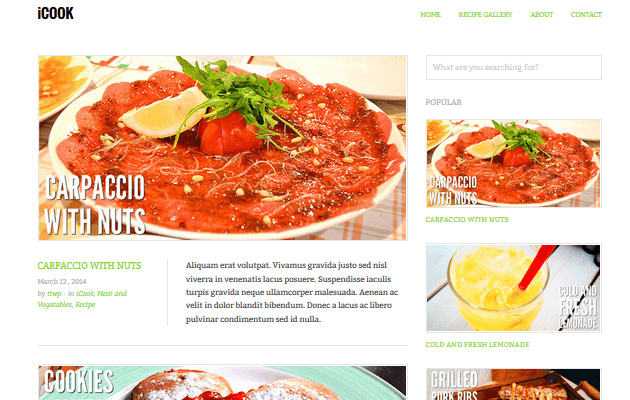 icook-food-blog-themes