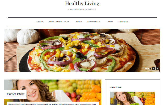 Healthy Living- Food Blog Themes