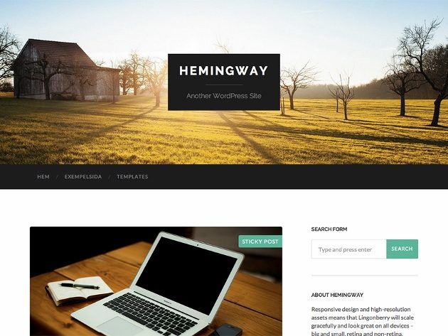 Hemingway theme