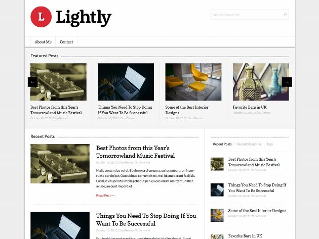 Lightly theme