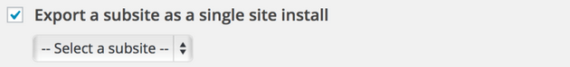 Migrate Multisite to Single Site - WP Migrate DB Pro, Export File, New Function
