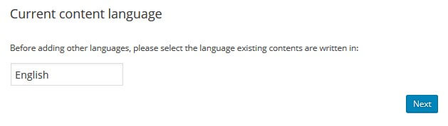 WPML - Default Language Option