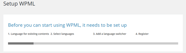 WPML - Setup