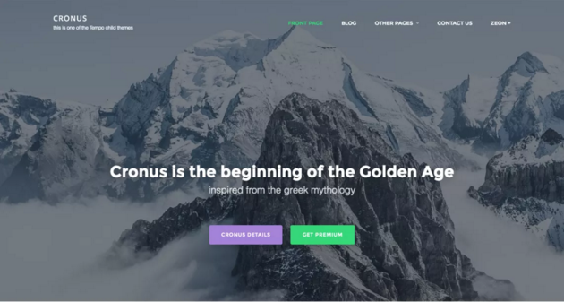 Cronus WordPress Theme