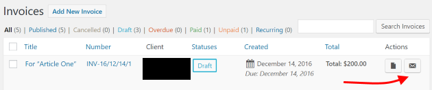 invoice send