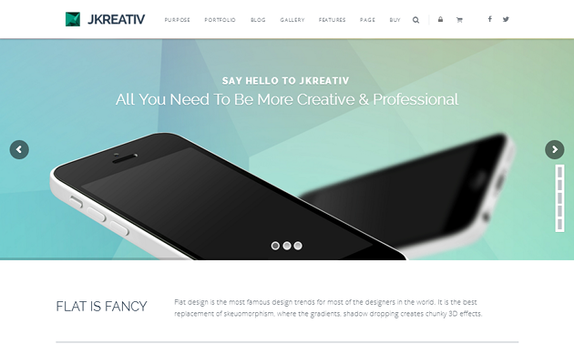 Jkreativ WordPress Theme