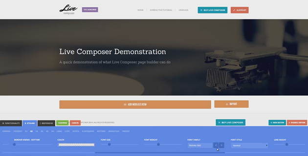 Live Composer WordPress Plugin