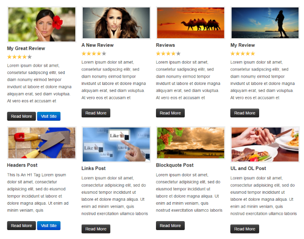Niche Review Site