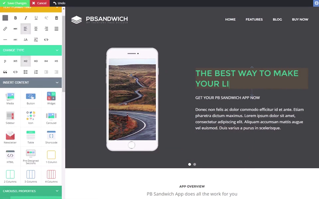 Page Builder Sandwich WordPress Plugin