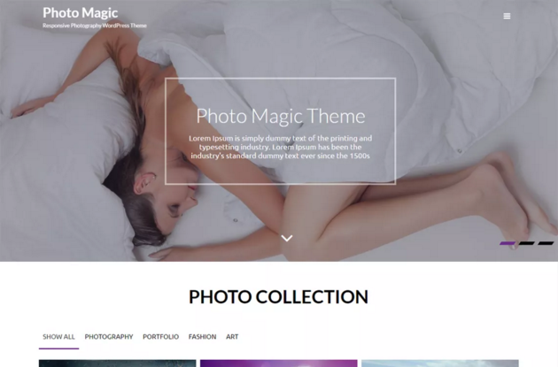 Photo Magic WordPress Theme