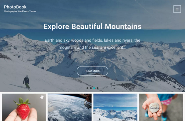 PhotoBook WordPress Theme