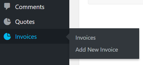 sidebar sections