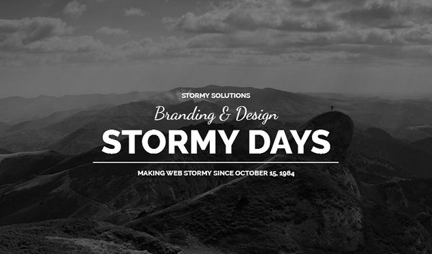 Stormyday WordPress Theme
