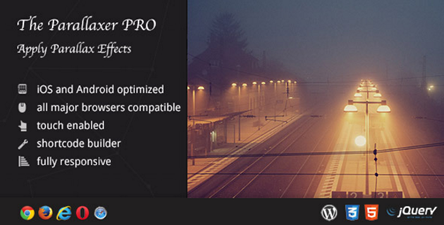 The Parallaxer Pro WordPress Plugin