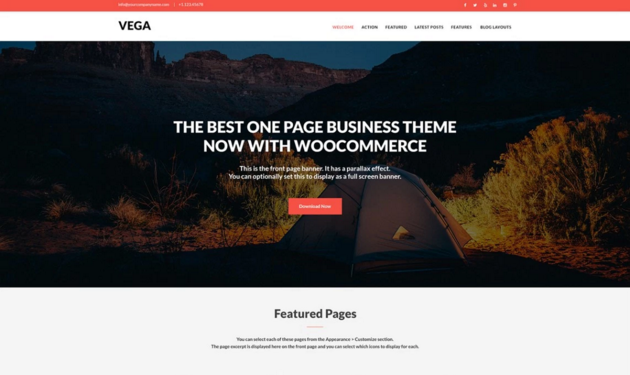 Vega WordPress Theme