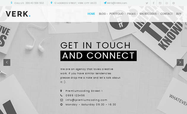 Verk WordPress Theme
