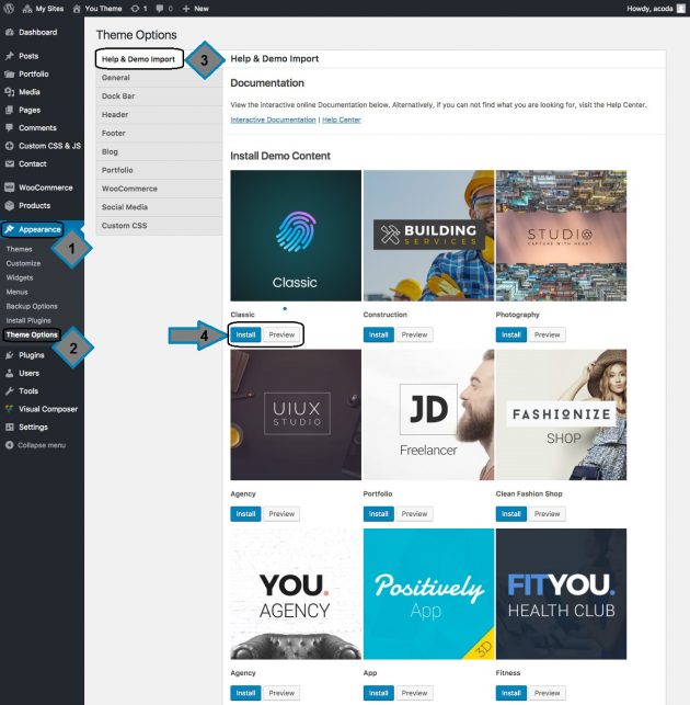 wordpress-photography-portfolio-install-theme