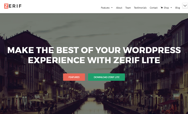 Zerif Lite WordPress Theme