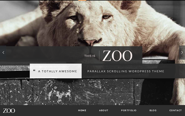 Zoo WordPress Theme