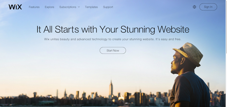Wix -- Integrated Website Builder