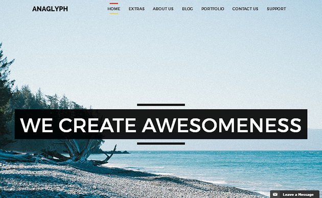 ANANAGLYPH WordPress Theme