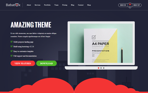 Babatox WordPress Theme