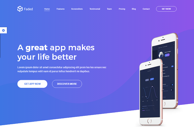 Faded WordPress Theme