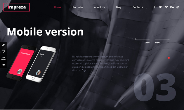Impreza WordPress Theme