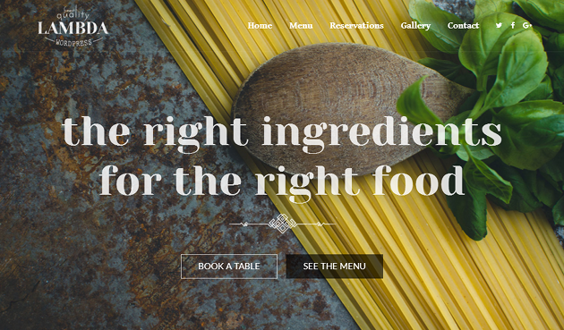 Lambda WordPress Theme
