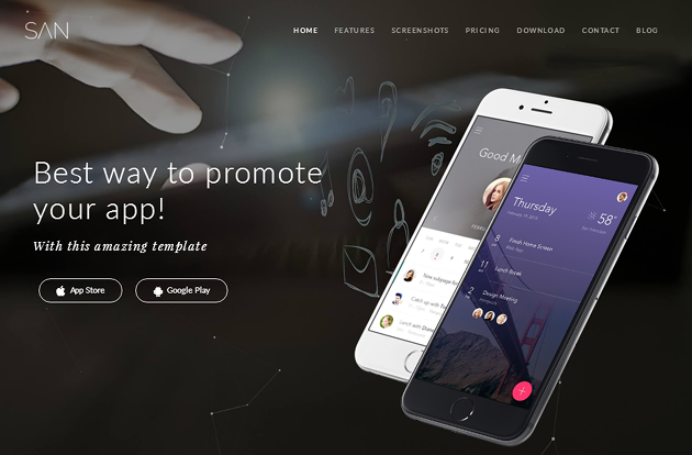 San WordPress Theme