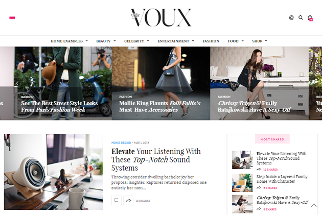 The Voux WordPress Theme