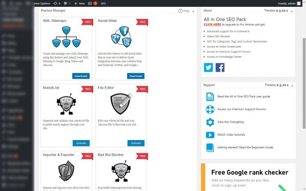 All-in-one feature manager