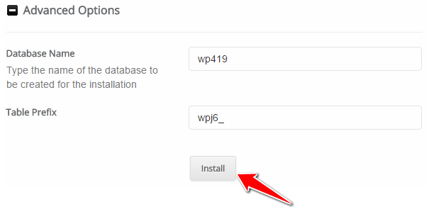 Advanced Installation Options
