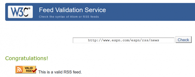 WP RSS Aggregator - Feed Validation