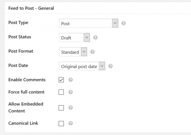 WP RSS Aggregator - Feed to Post