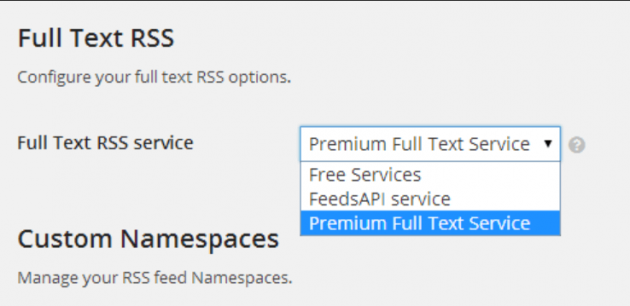 WP RSS Aggregator - Full Text RSS Feeds