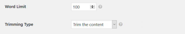 WP RSS Aggregator - Word Trimming