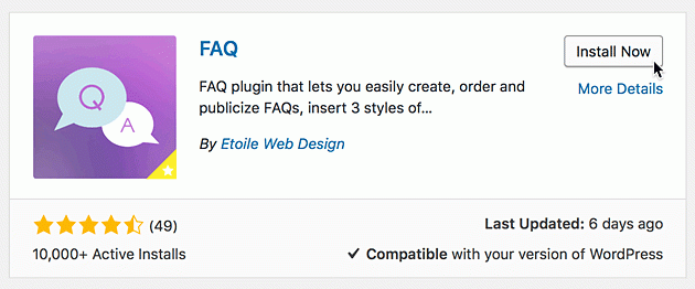 Ultimate FAQ Installation