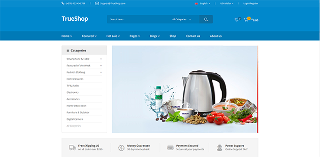 TrueShop - Multipurpose WordPress Theme