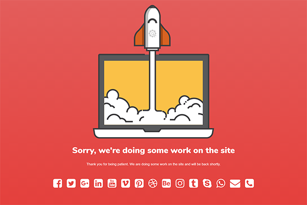 Free Under Construction Page plugin for WordPress