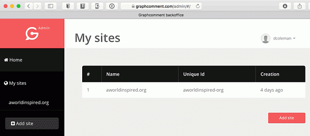 GraphComment Offsite Admin
