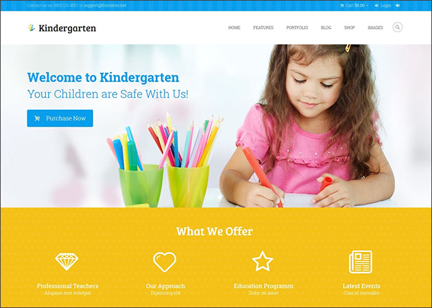 Kindergarten | Children WordPress Theme