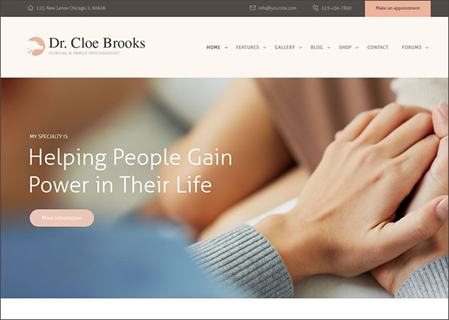 Psychology, Counseling & Medical WP Theme