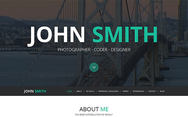 V WordPress Theme
